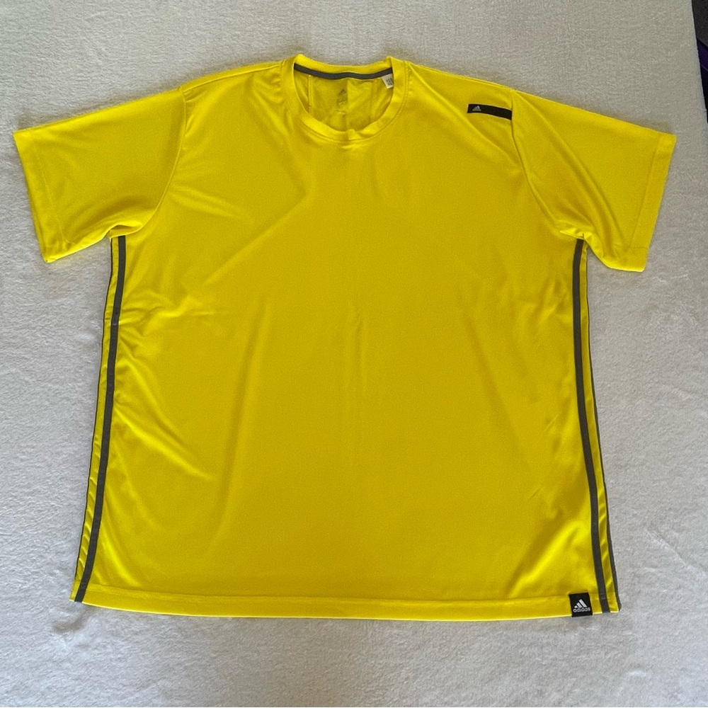 Adidas Yellow Athletic T-Shirt